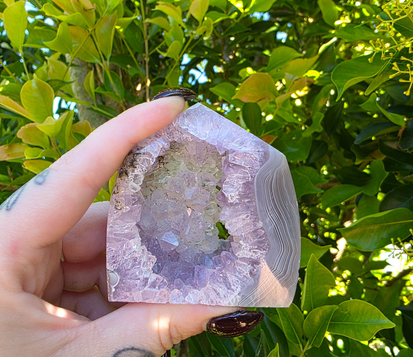 Amethyst Druzy Tower