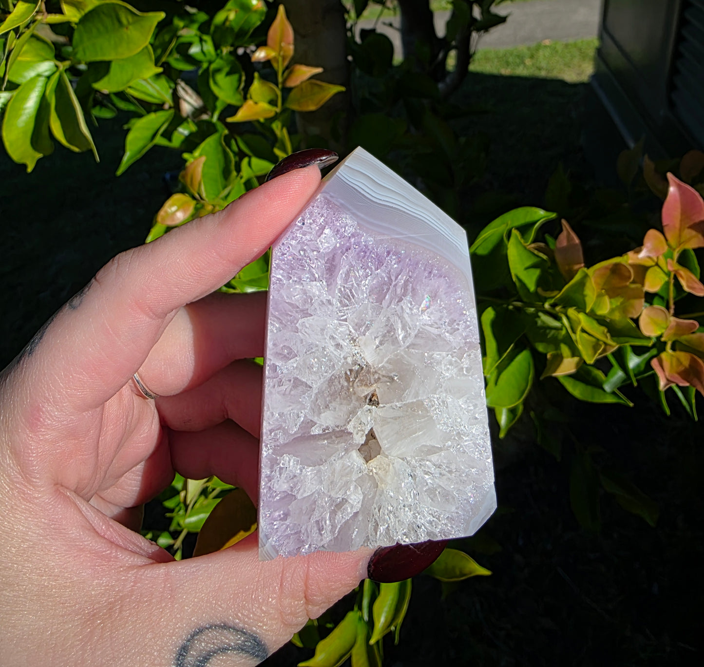 Amethyst Druzy Tower