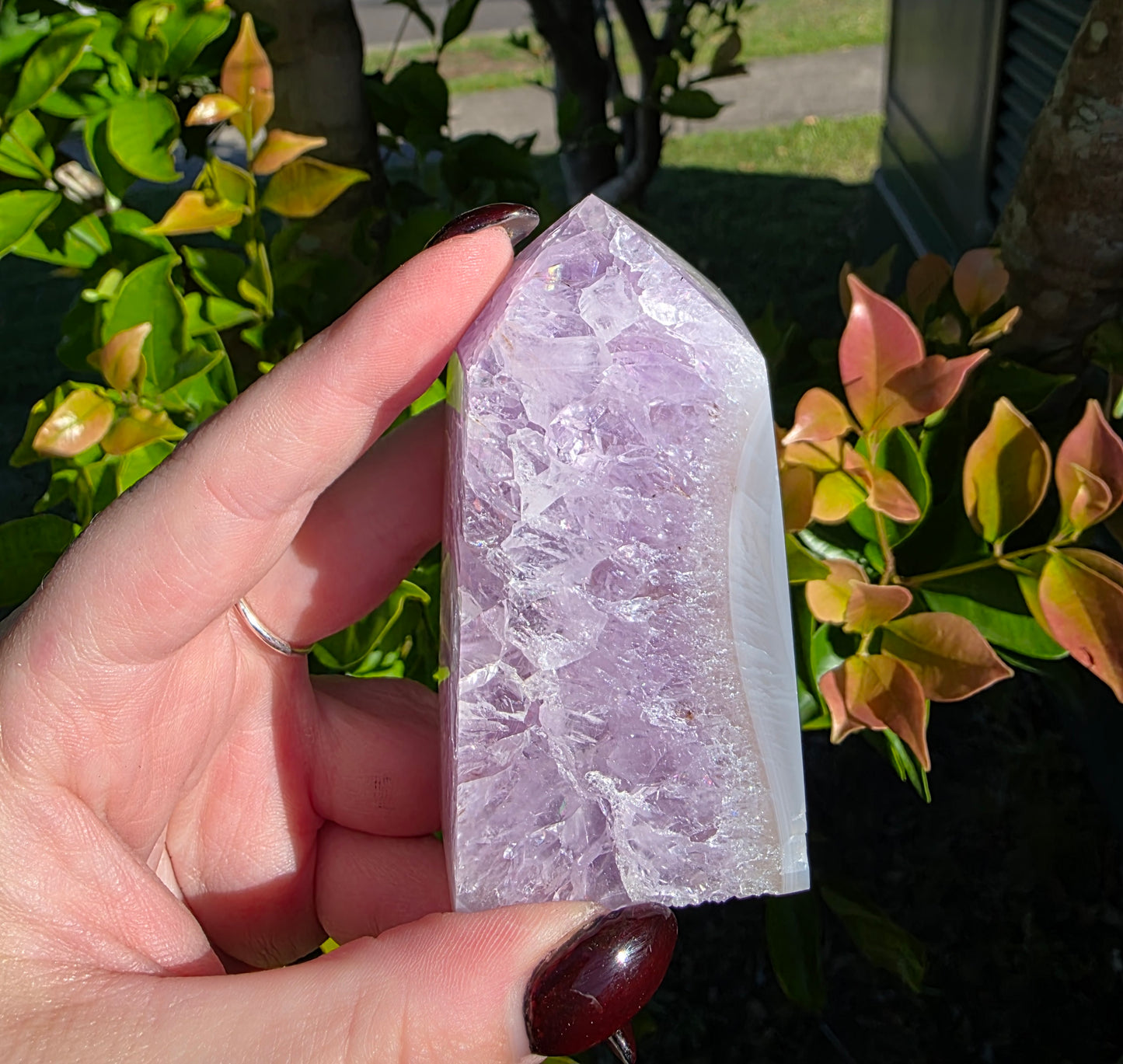 Amethyst Druzy Tower