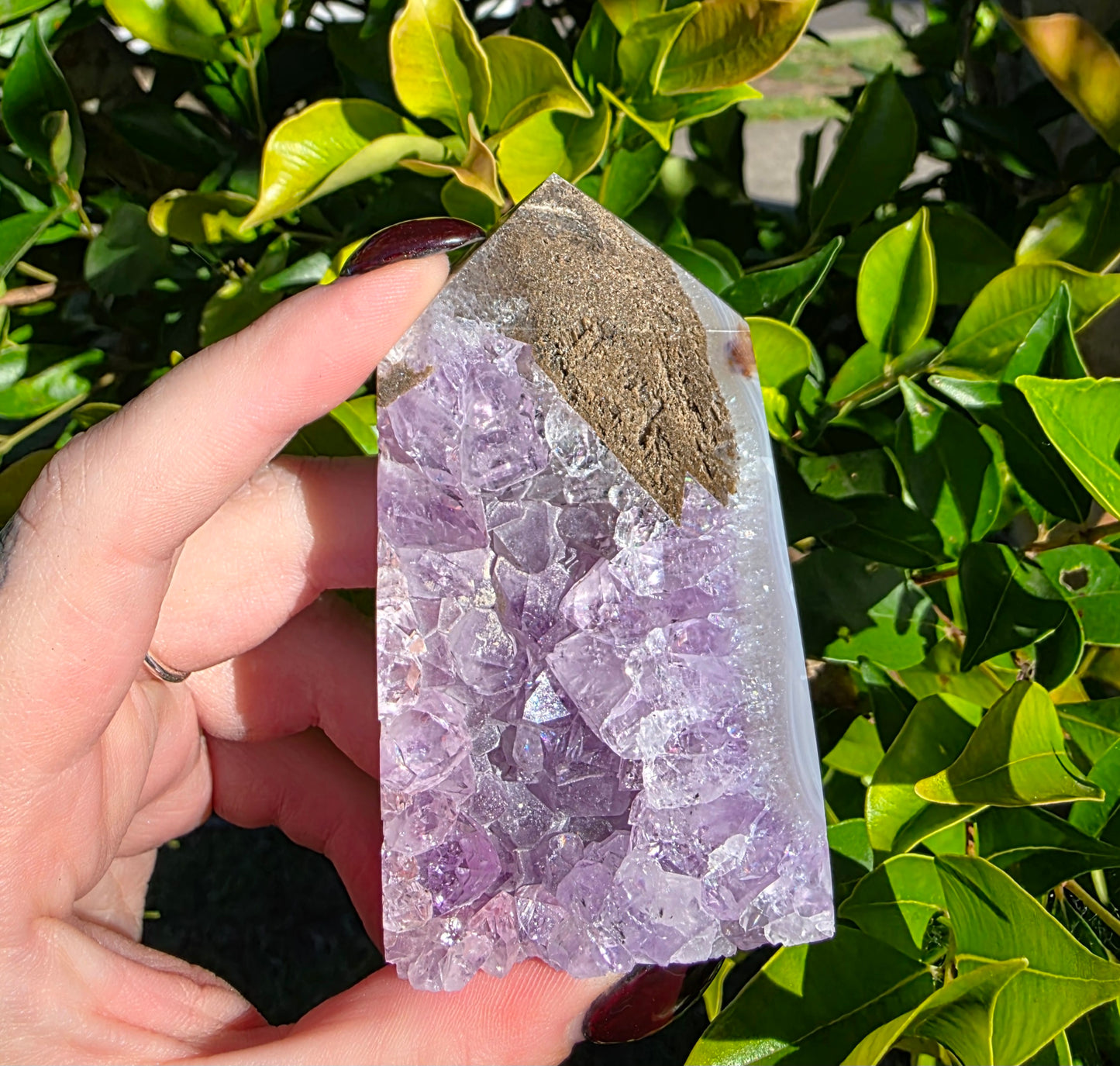Amethyst Druzy Tower