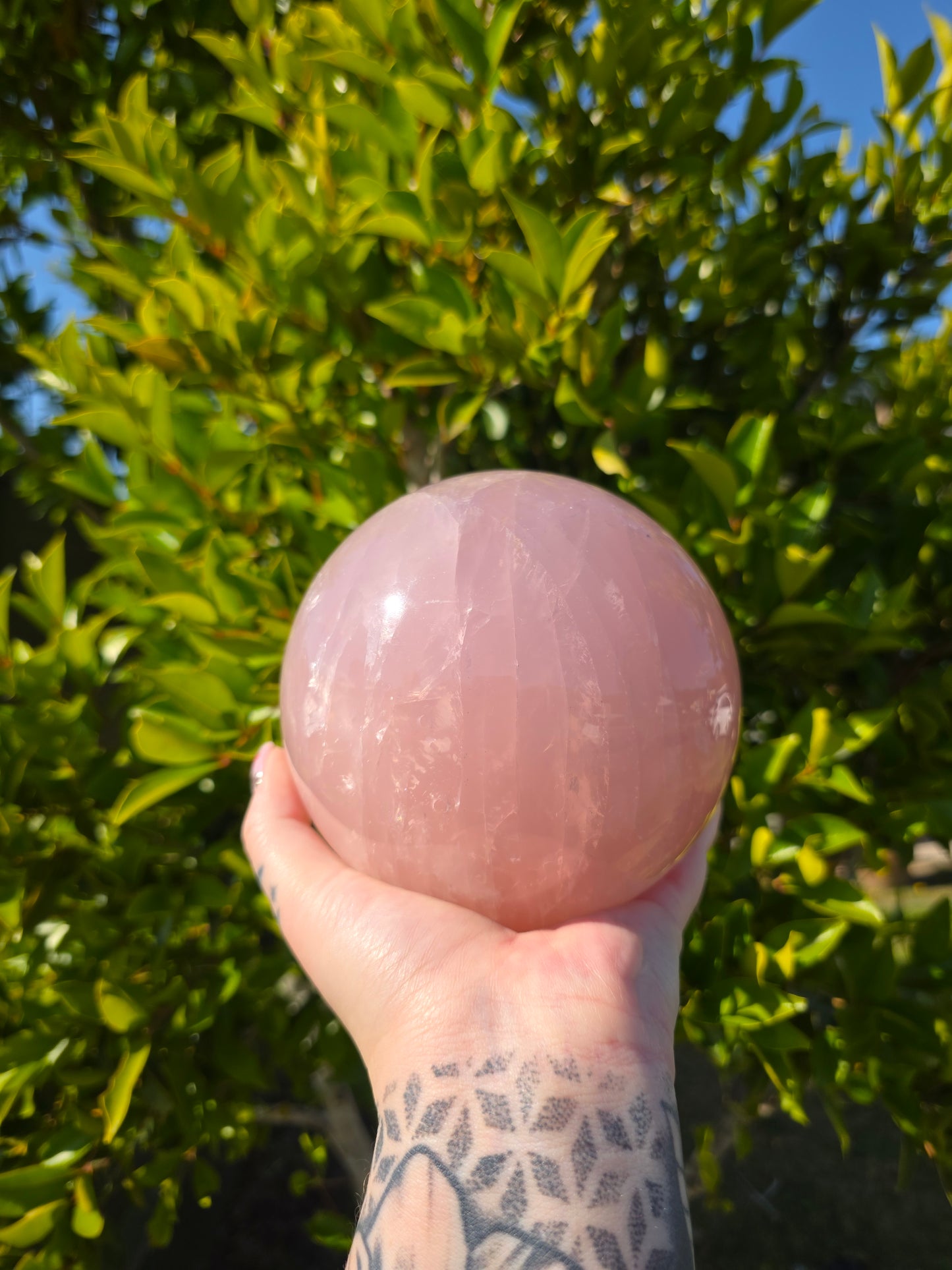 3.2kg Rose Quartz Sphere