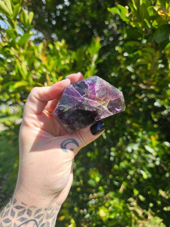 Rainbow Fluorite Polished Freeform