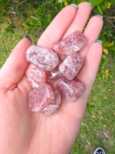 Strawberry Quartz Tumble Stone