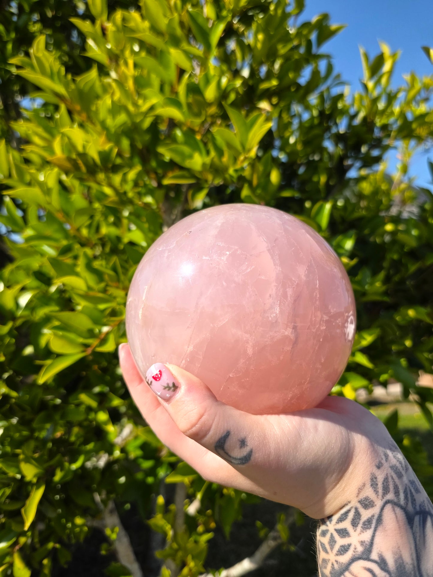 3.2kg Rose Quartz Sphere
