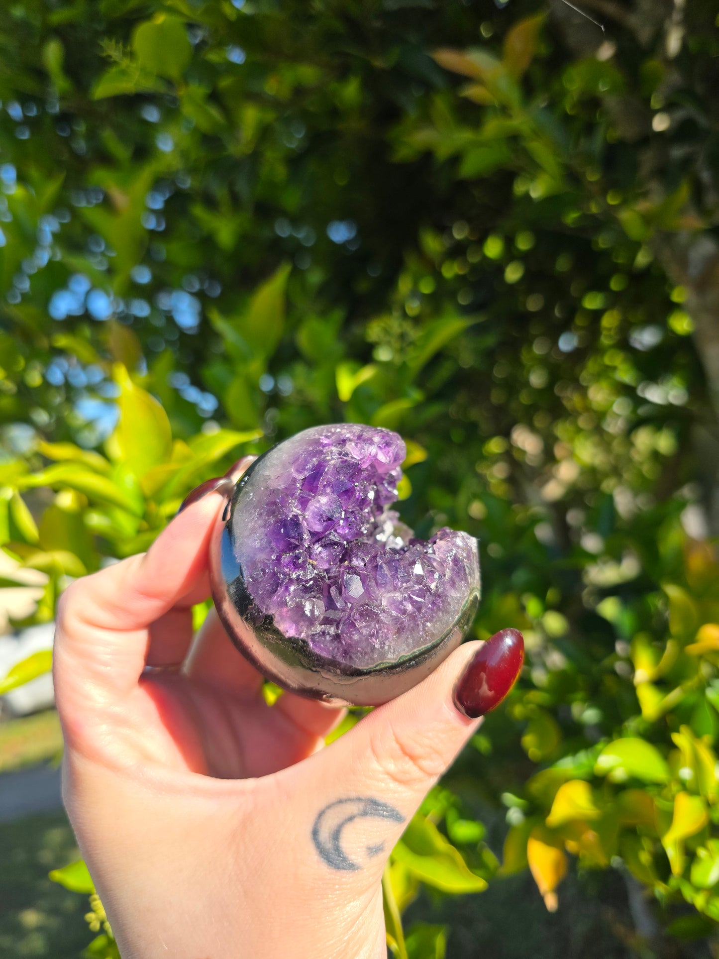 Amethyst Geode Sphere