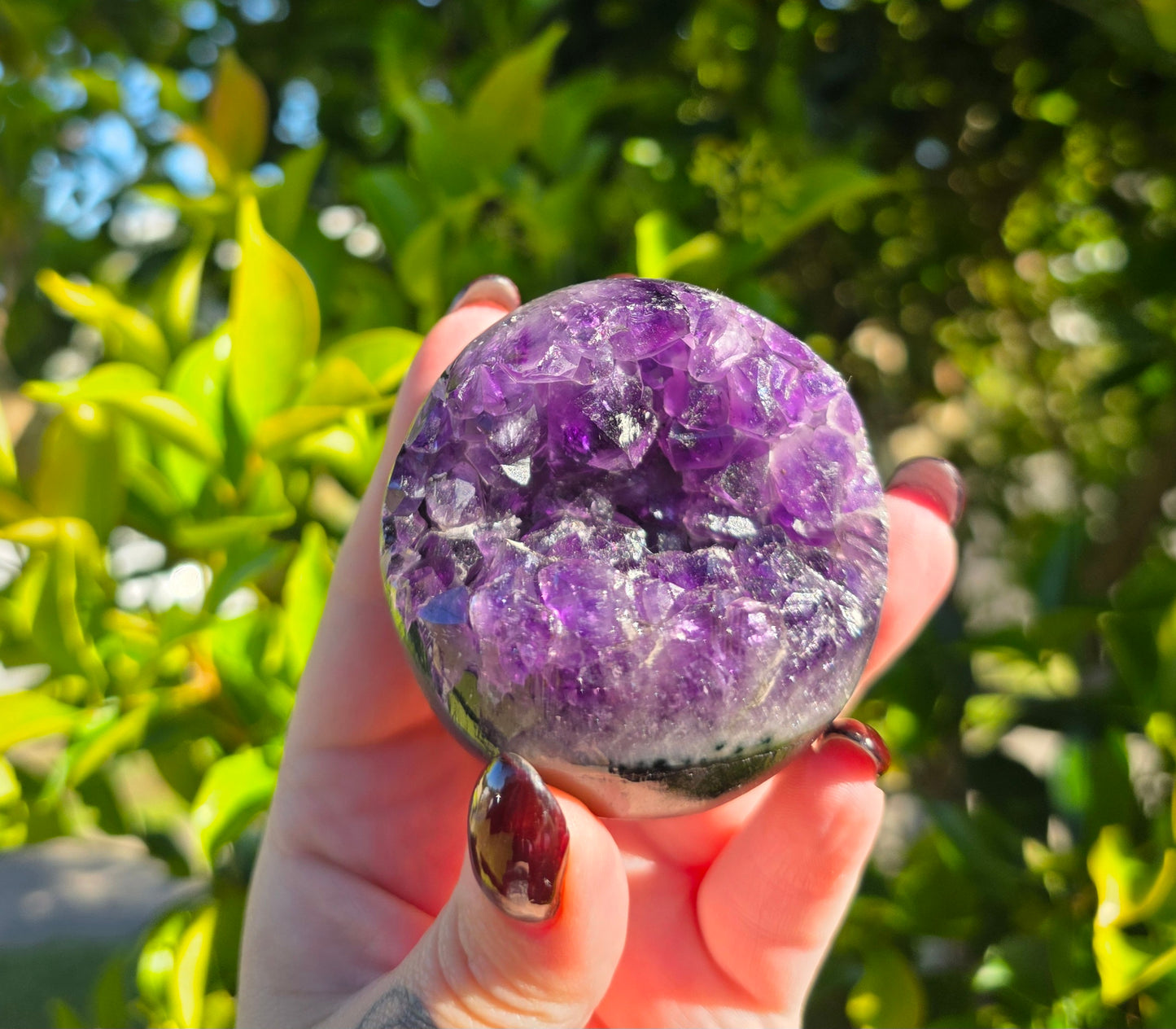 Amethyst Geode Sphere