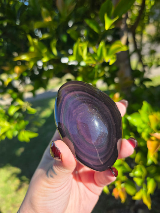 Rainbow Obsidian Palmstone