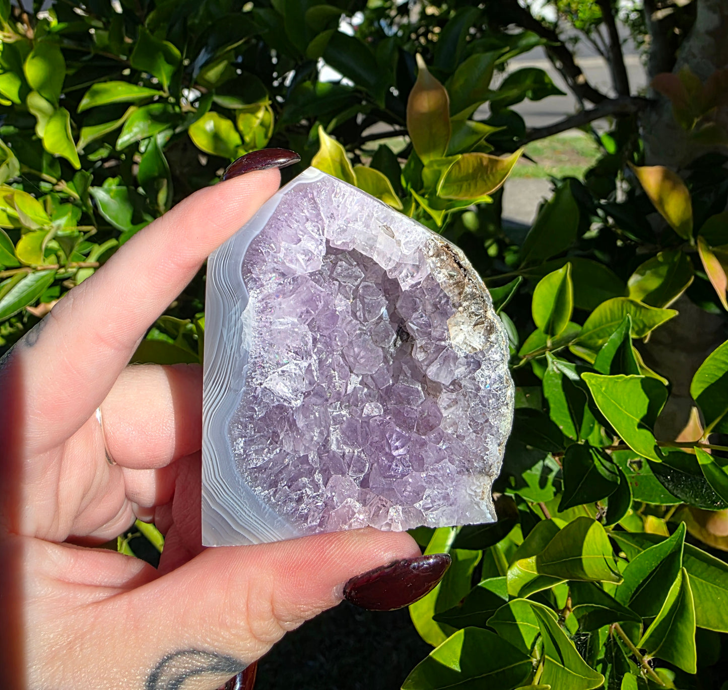 Amethyst Druzy Tower