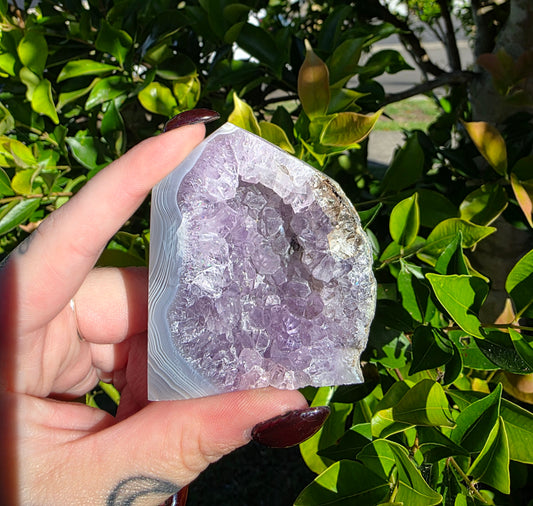 Amethyst Druzy Tower