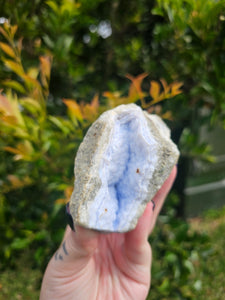 Bluelace Agate Geode