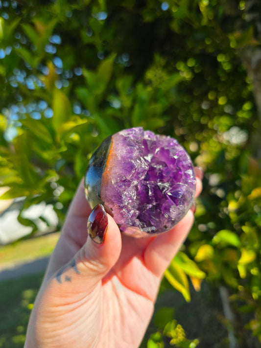 Amethyst Geode Sphere