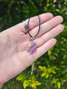 Fluorite Moon Necklace