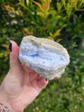 Bluelace Agate Geode