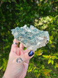 Green Cubic Fluorite Cluster