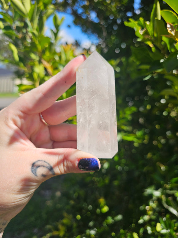 Clear Quartz Tower