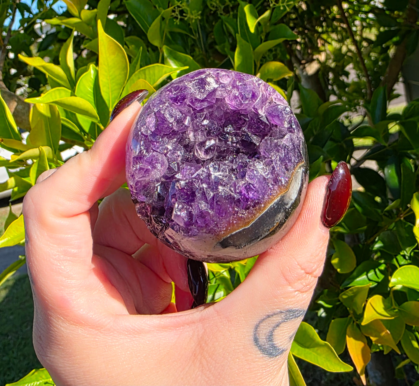 Amethyst Geode Sphere