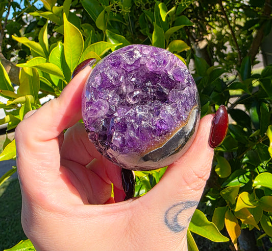Amethyst Geode Sphere