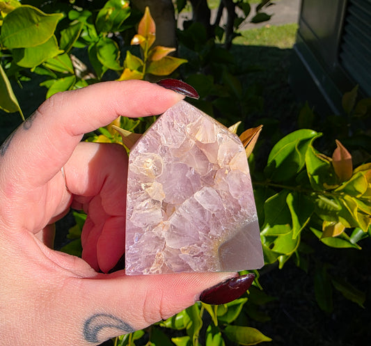 Amethyst Druzy Tower