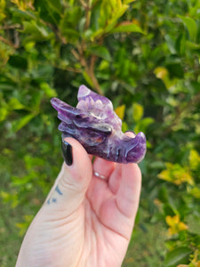 Amethyst Dragon Carving #7