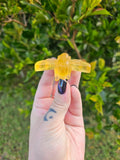 Yellow Fluorite Bumblebee Carving